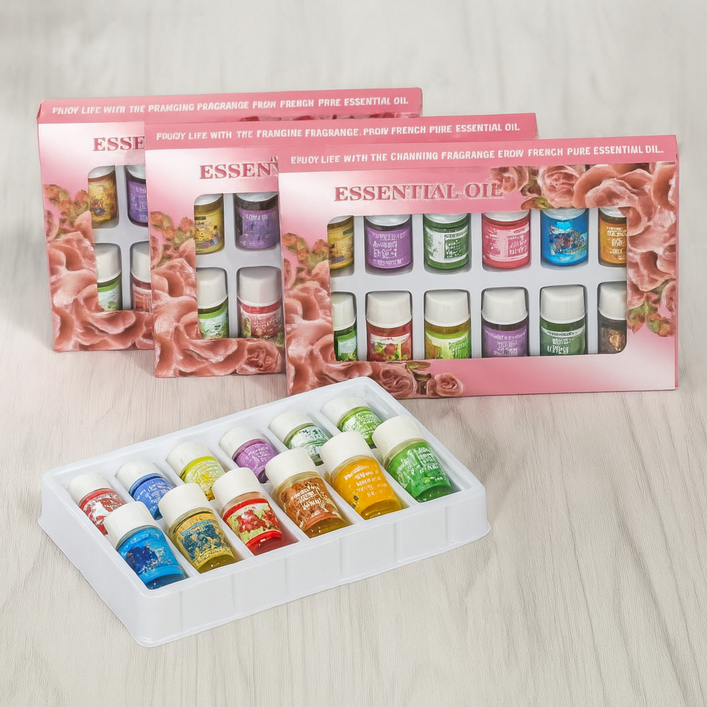 Set de Relaxare Aromatică – Difuzor + Uleiuri Esențiale