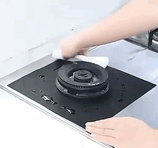 Folie pentru aragaz - set 4 bucăți - protecție rapida și eficienta