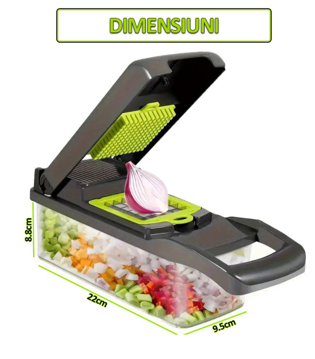 Răzatoare multifuncțională 15 în 1 - Tăiere rapidă și eficientă