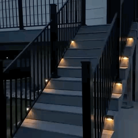 Lumini solare pentru scara