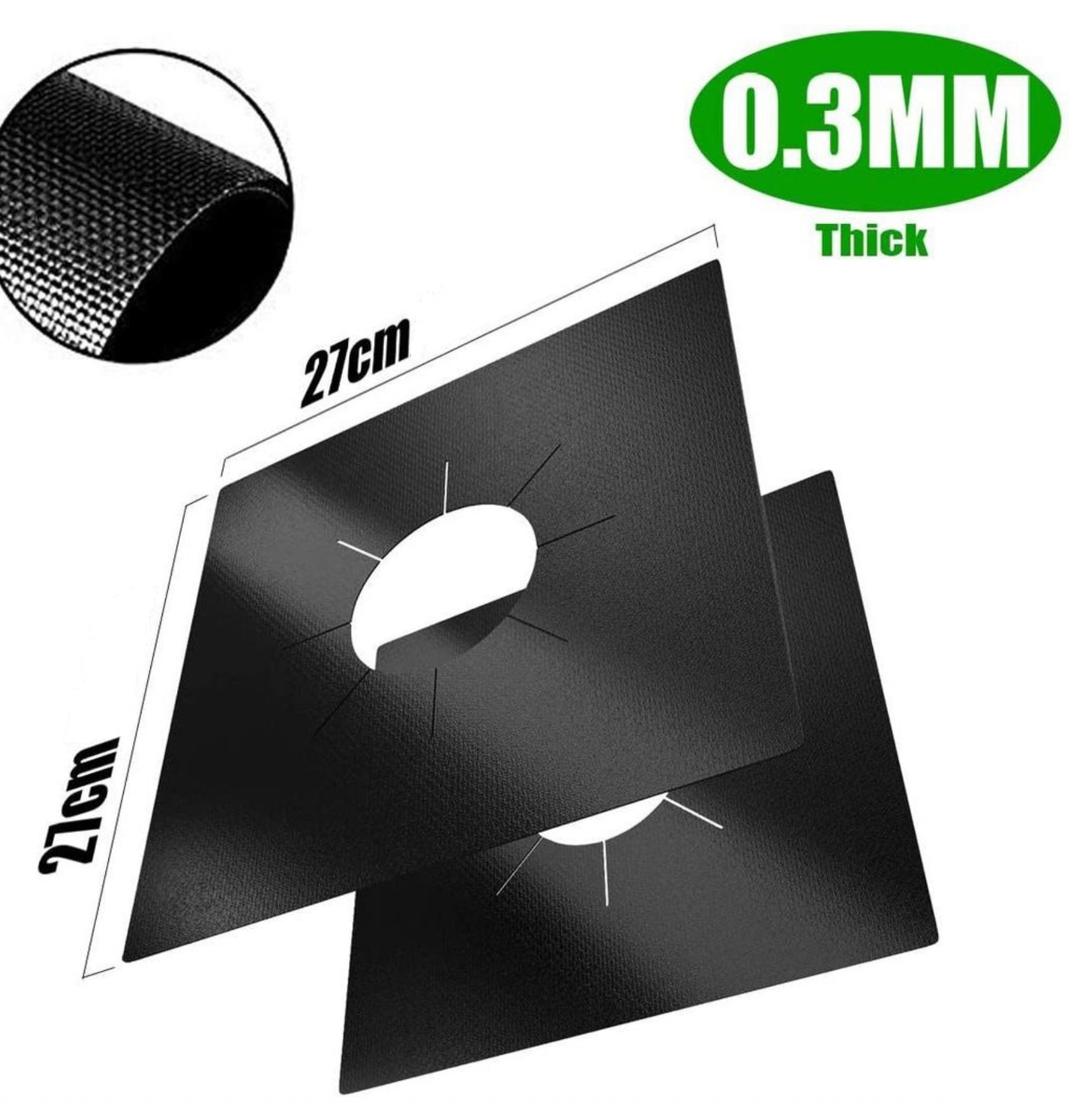 Folie pentru aragaz - set 4 bucăți - protecție rapida și eficienta