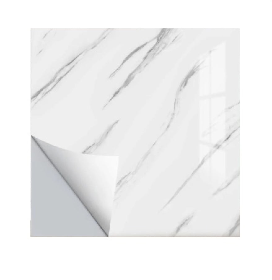 Autocolant PVC Imitatie Marmura 60x60cm - Eleganta rapida pentru pereți și pardoseala