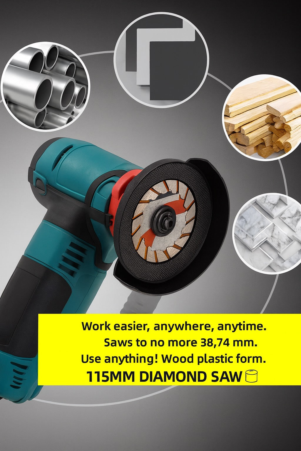 Set 5 discuri mini de tăiere circular