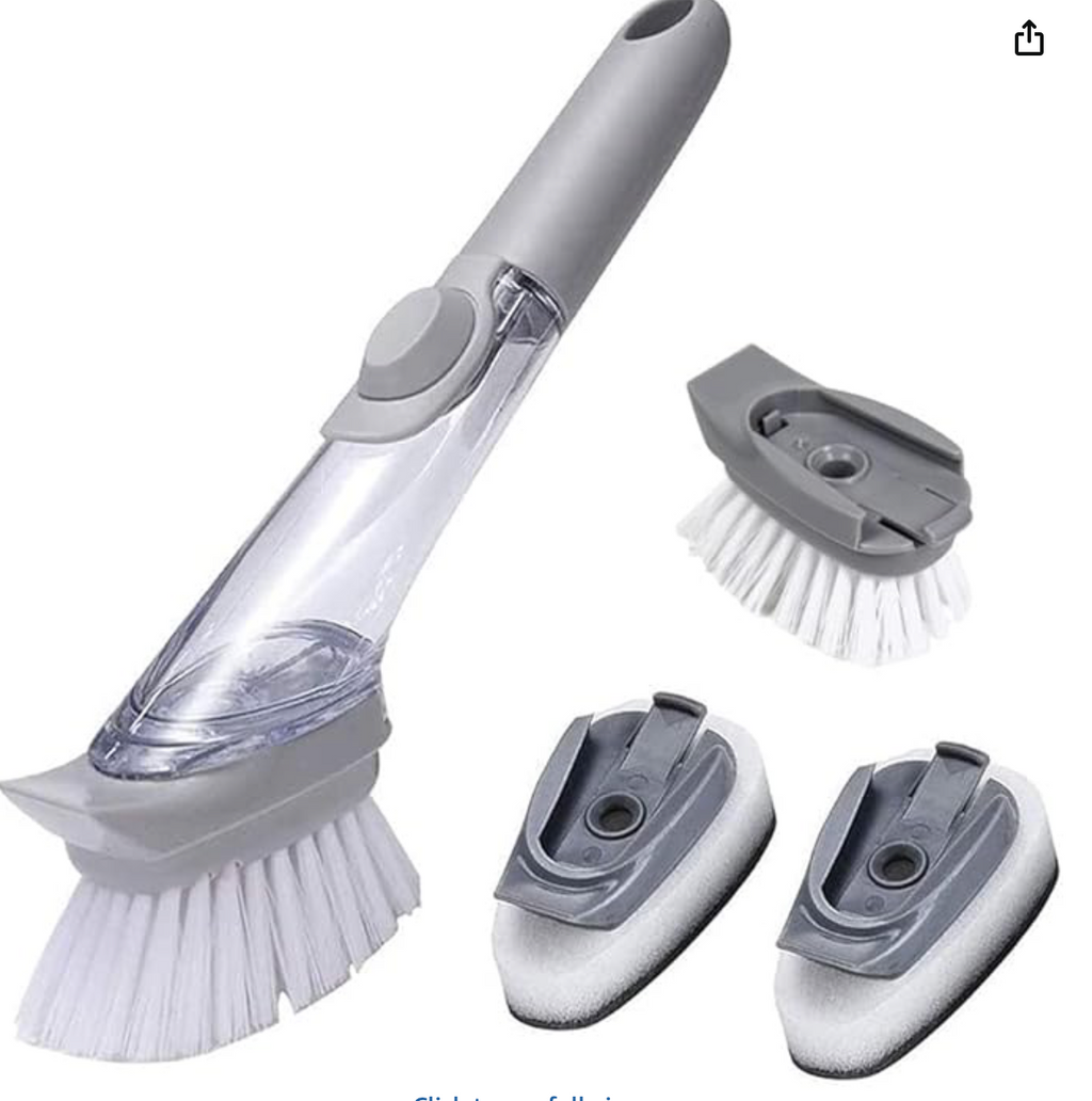 Perie Inteligentă cu Dispenser de Detergent –