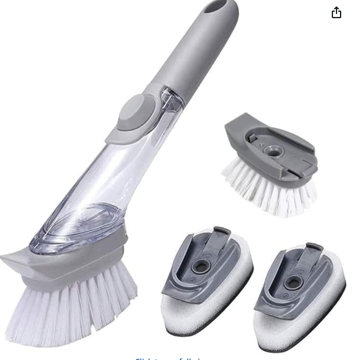 Perie Inteligentă cu Dispenser de Detergent –