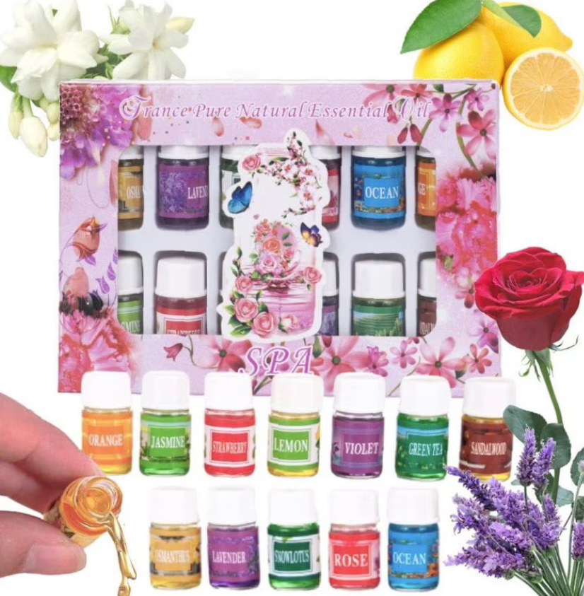 Set Uleiuri Essential - 12 Arome de 5 ml