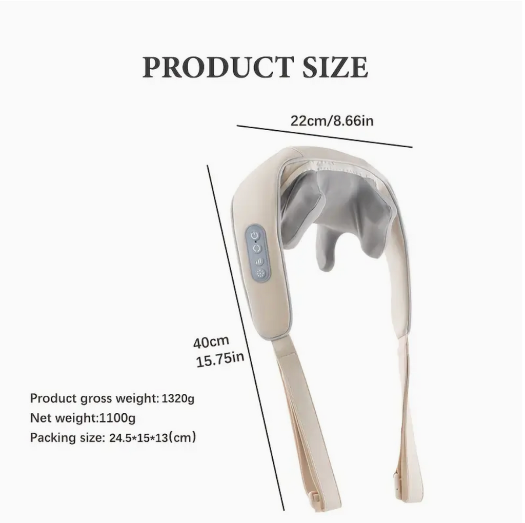 Dispozitiv de masaj pentru umeri si gât