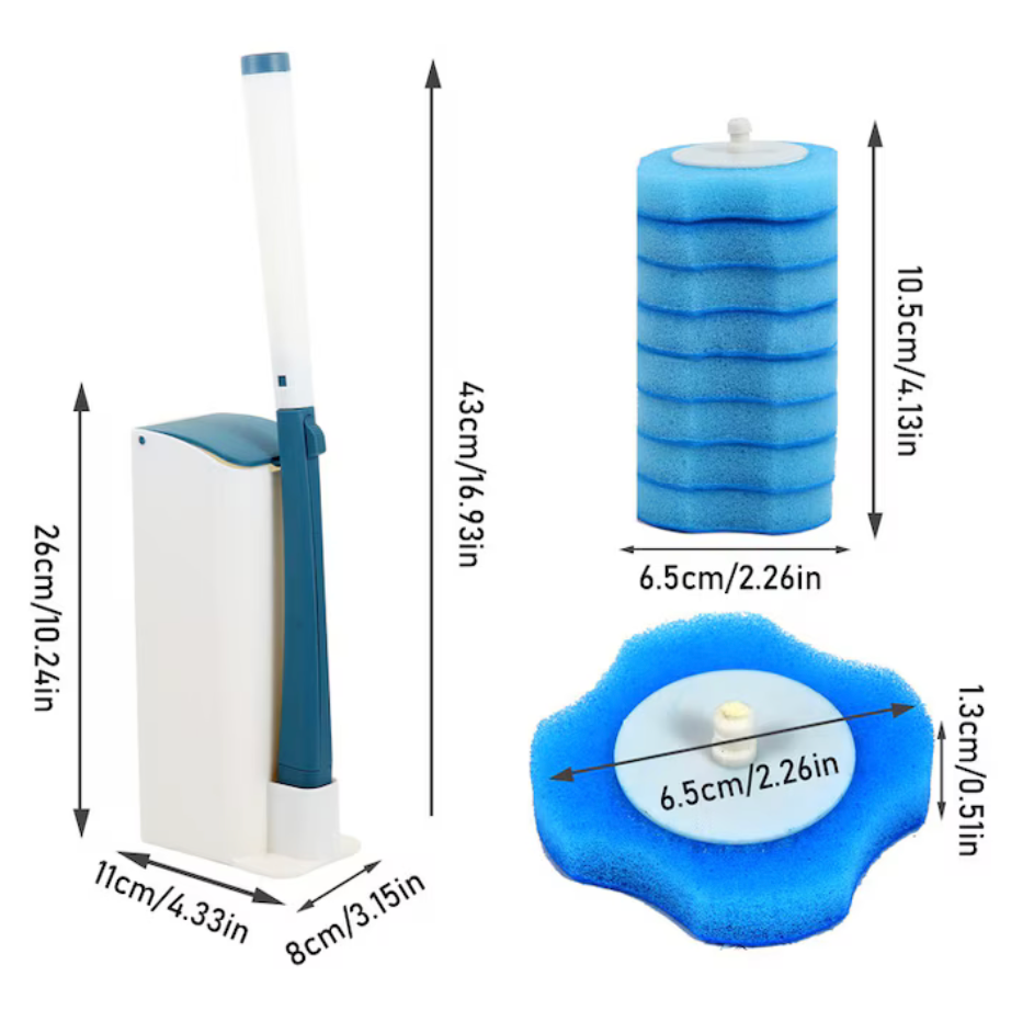Sistem de Curățare Toaleta cu Capete de Unica Folosință