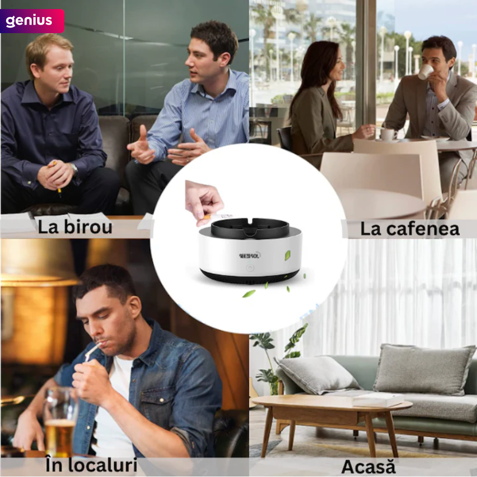 Scrumiera Inteligenta Anti-Miros