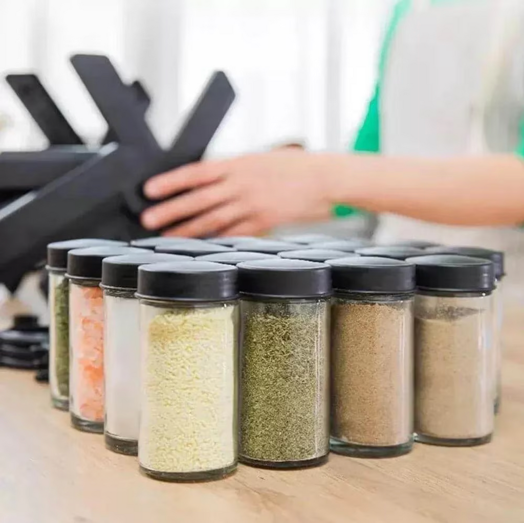 Set Organizator Rotativ de Condimente