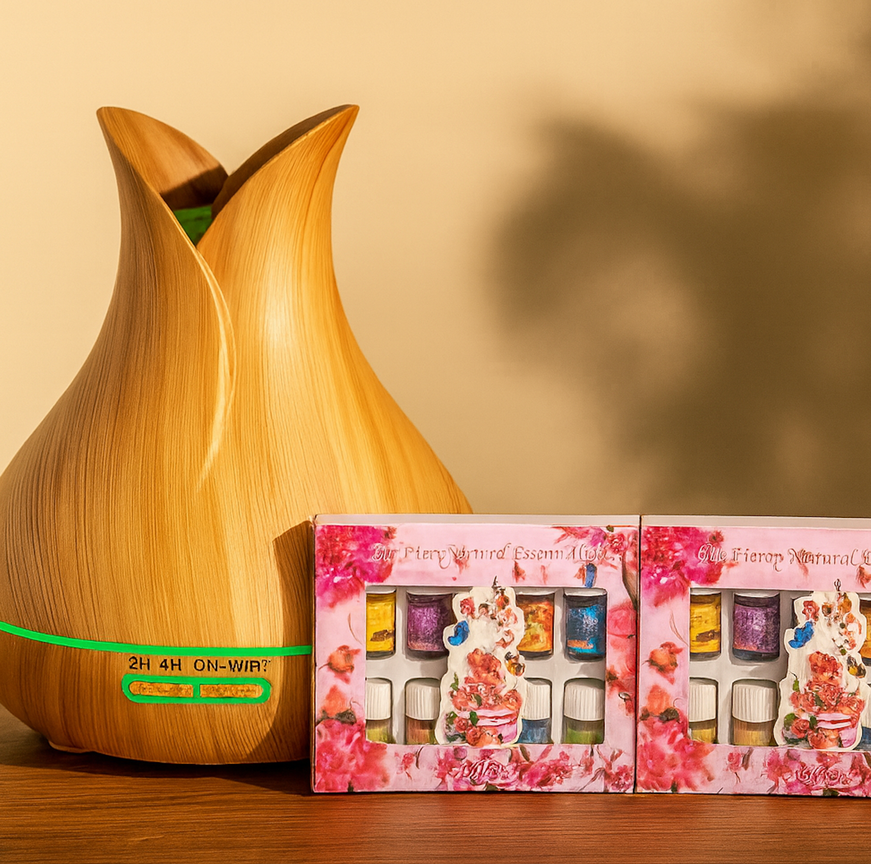 Set de Relaxare Aromatică – Difuzor + Uleiuri Esențiale